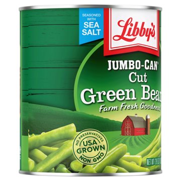 Libby's Cut Green Beans Jumbo-Can, 28 oz