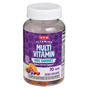 H-E-B Vitamins Kids Multivitamin Gummies, 70 ct