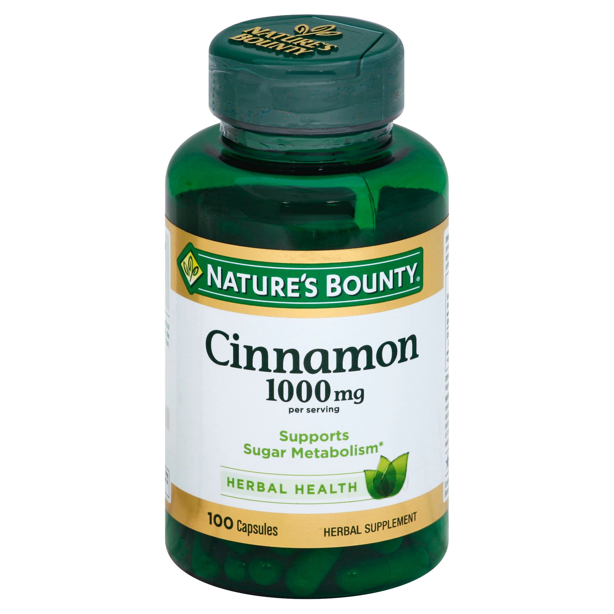 Nature's Bounty Cinnamon 1000mg Capsules - Shop Herbs & Homeopathy At H-E-B