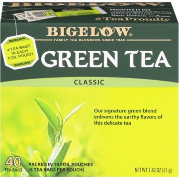 Bigelow Green Tea Bags Value Pack, 40 ct