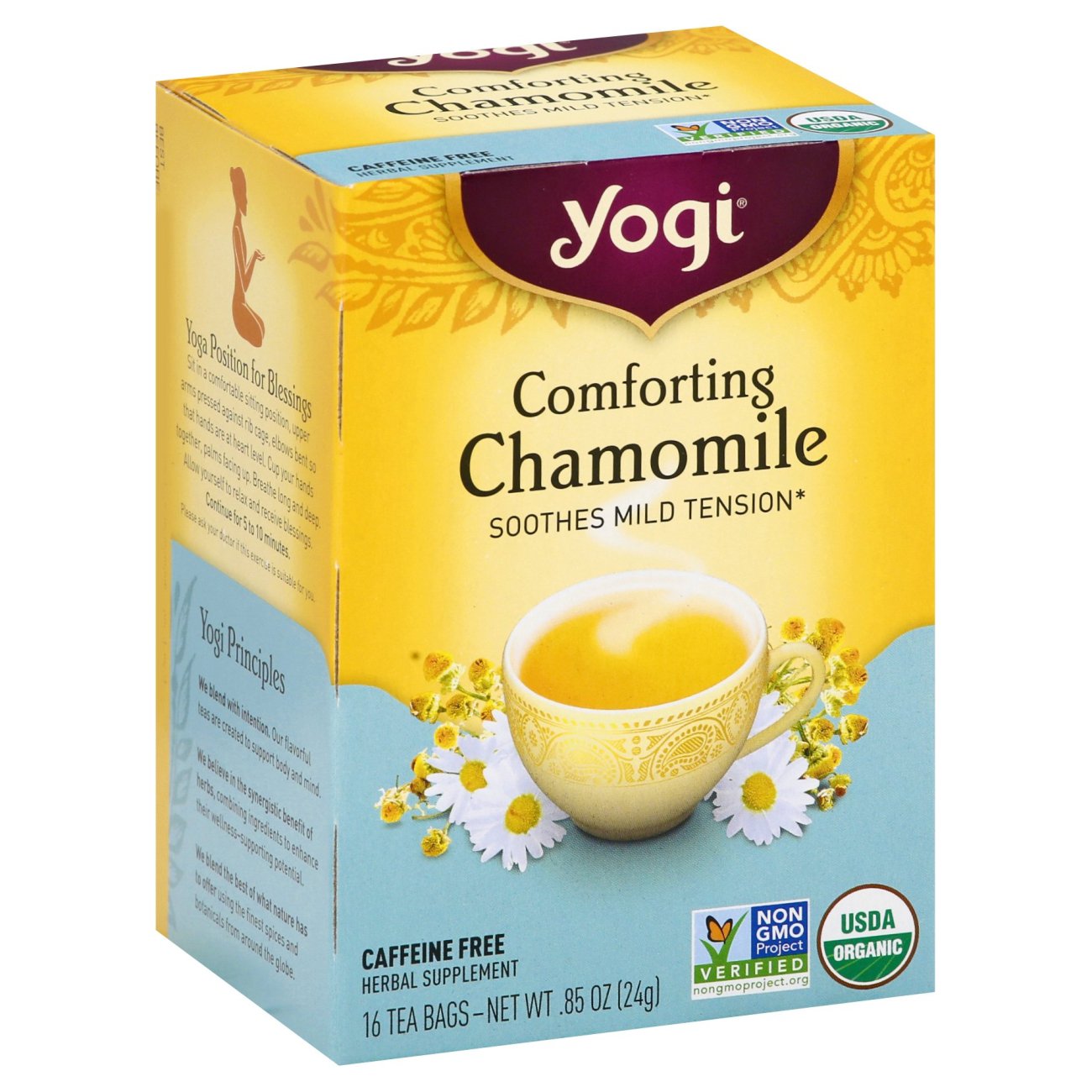Yogi Organic Comforting Chamomile Tea Bags Shop Tea at HEB