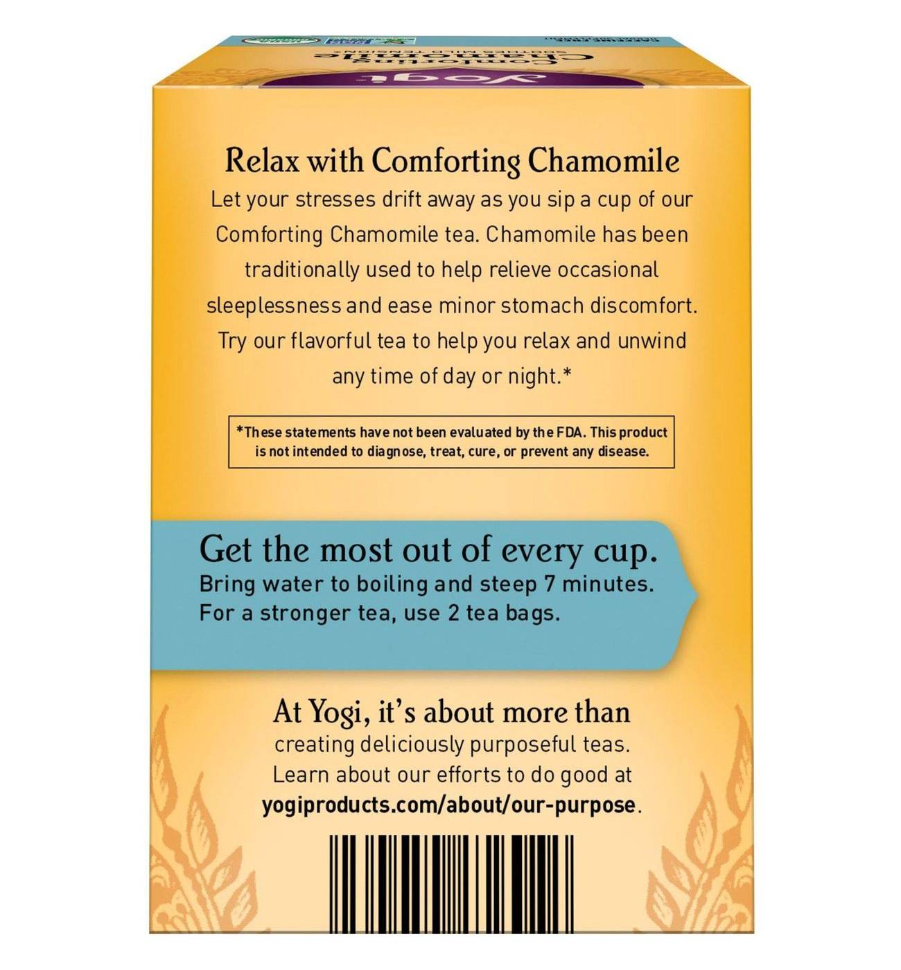 Yogi Comforting Chamomile Tea; image 2 of 5