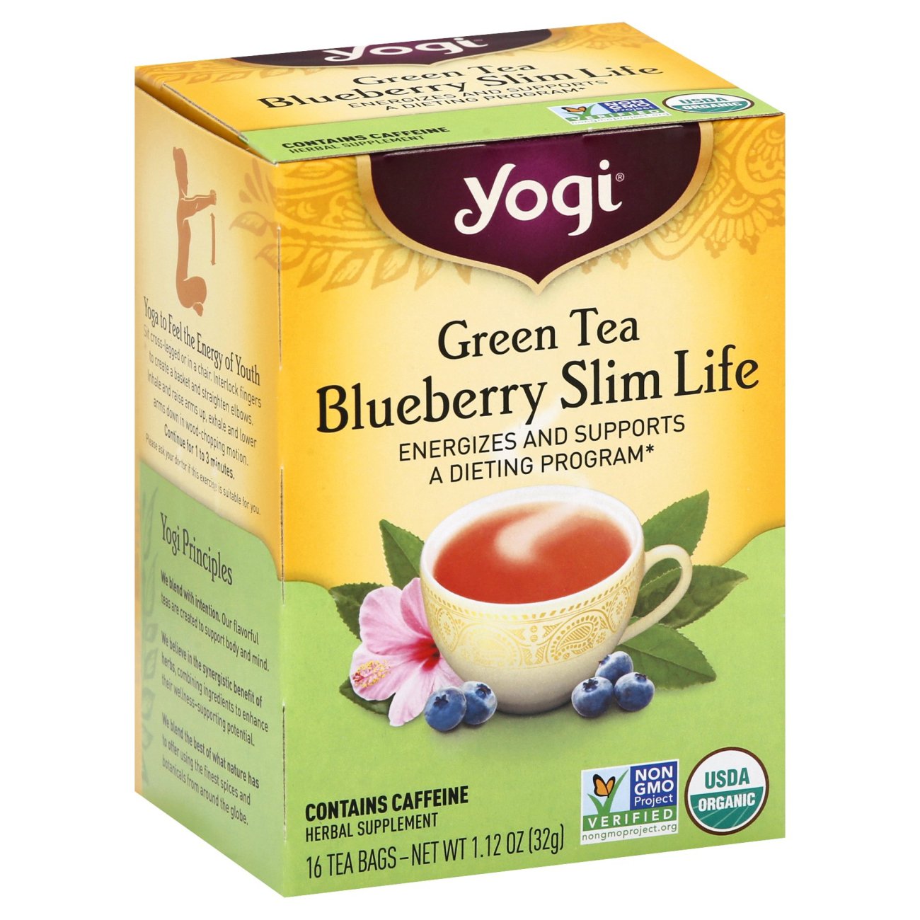 Yogi Blueberry Slim Life Green Tea Bags