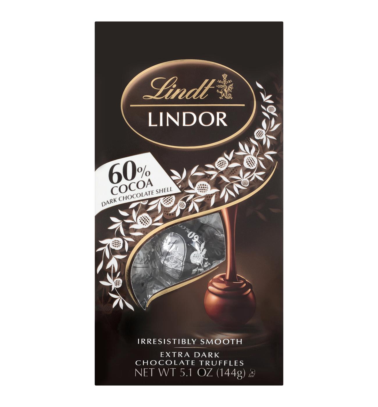 Lindt Extra Dark Chocolate Truffles; image 1 of 2