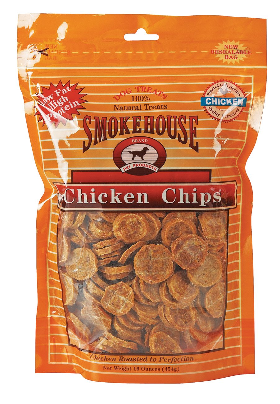 Smokehouse Chicken Chips Small Dog Treats Shop Bones & Rawhides at HEB