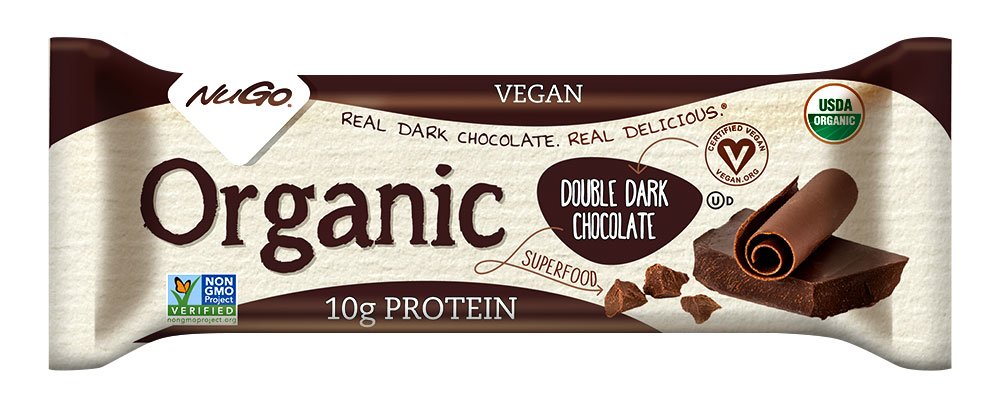 NuGo Organic Double Dark Chocolate Protein Bar - Shop Granola & Snack ...