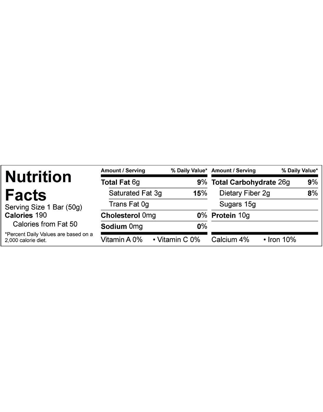 NuGo Organic Double Dark Chocolate Protein Bar; image 2 of 2