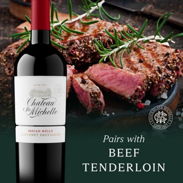 Chateau Ste. Michelle Indian Wells Cabernet Sauvignon Washington Red Wine, 750 mL