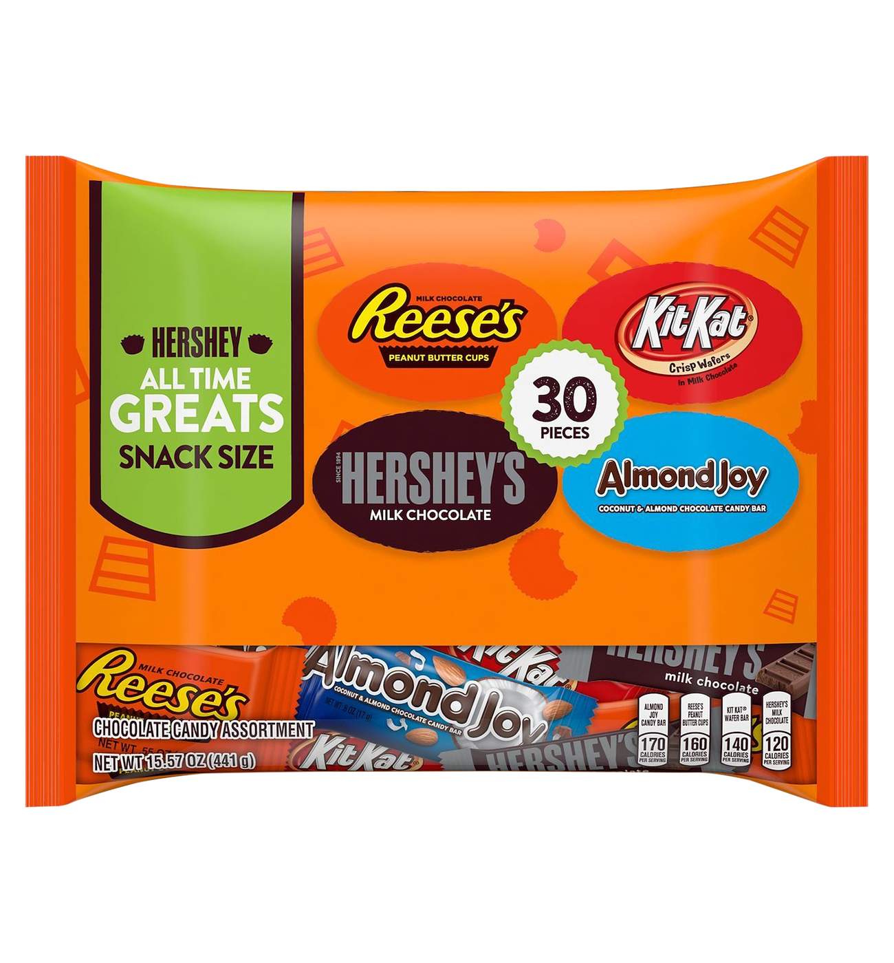 Hershey's, Reese's, Kit Kat, Almond Joy All Time Greats Chocolate Snack Size Candy Bars; image 1 of 3