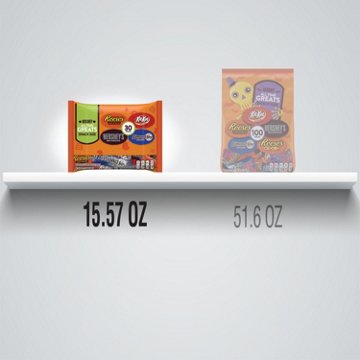 Hershey's, Reese's, Kit Kat, Almond Joy All Time Greats Chocolate Snack Size Candy Bars, 30 pc