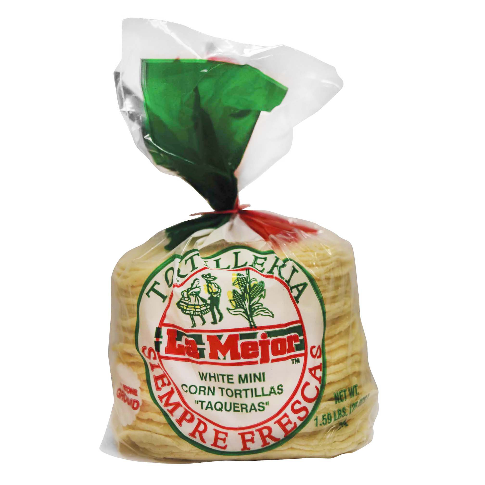 La Mejor Mini Taquera White Corn Tortillas Shop Tortillas at HEB