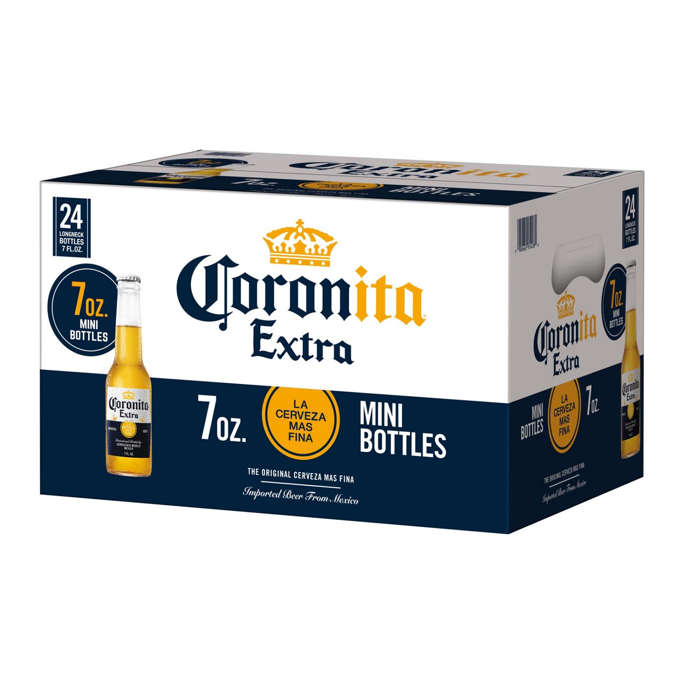 Corona Extra Coronita Mexican Lager Import Beer 7 oz Bottles, 24 pk; image 2 of 11