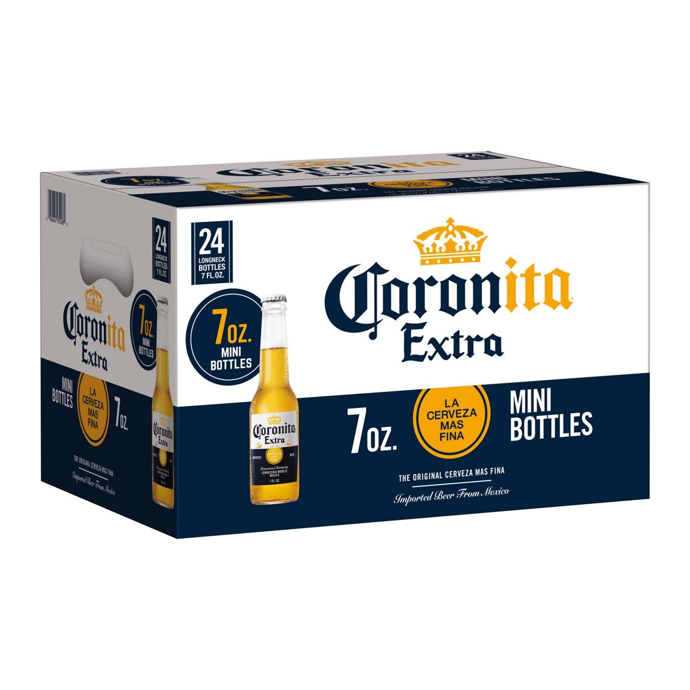 Corona Extra Coronita Mexican Lager Import Beer 7 oz Bottles, 24 pk; image 1 of 11