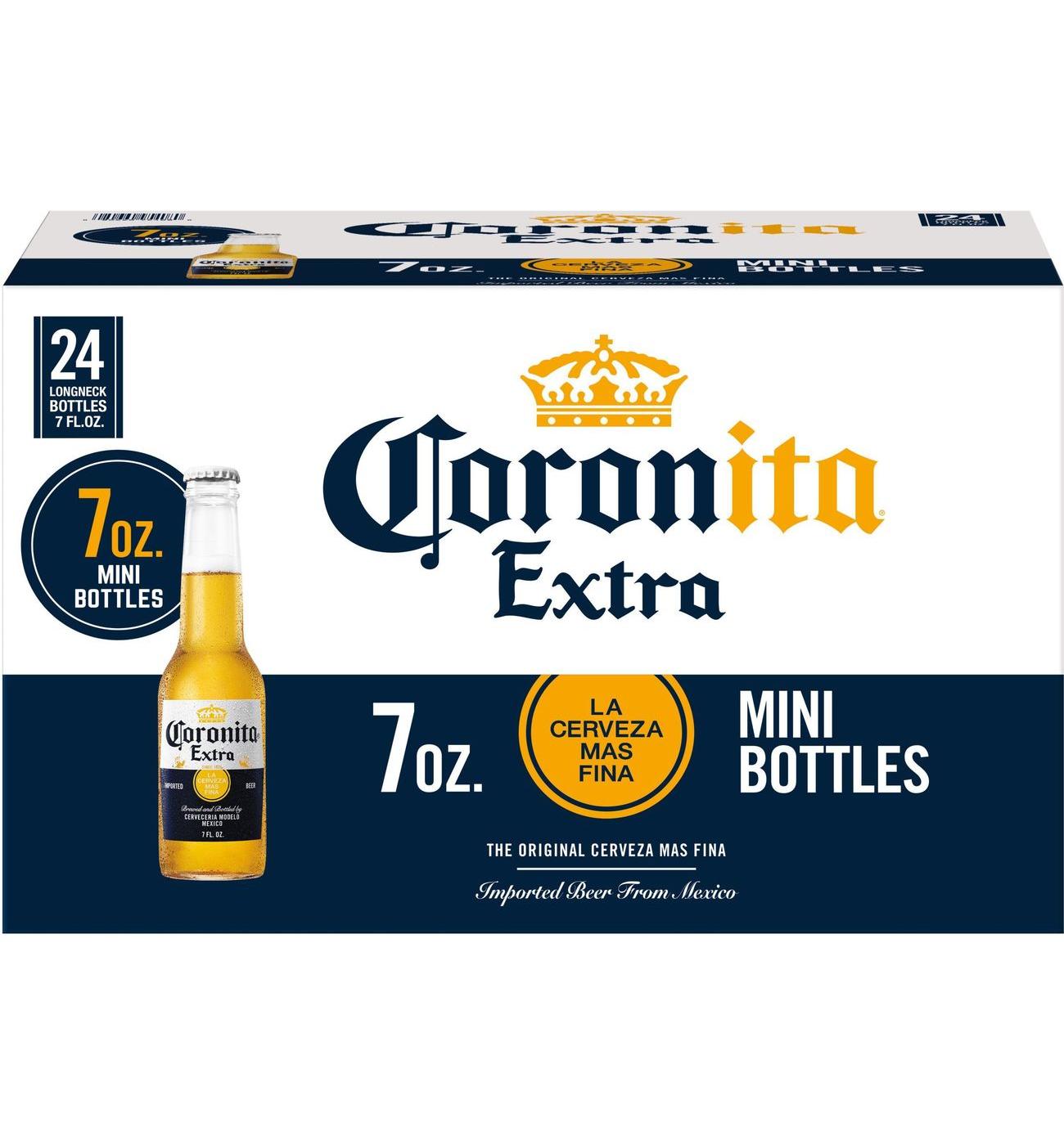 Corona Extra Mexican Lager Import Beer 24 pk Bottles; image 1 of 7