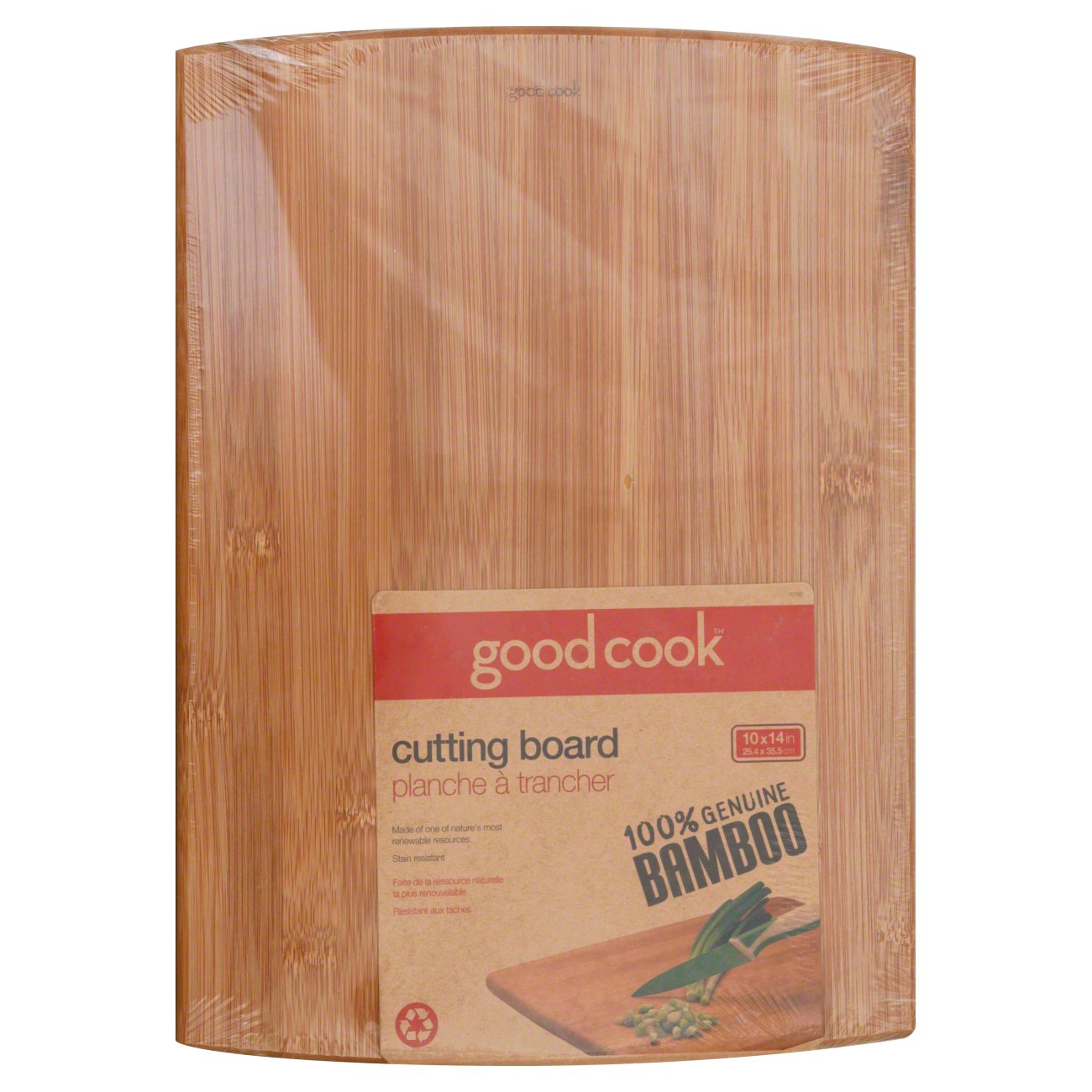 Good Cook 10x14 in Bamboo Cutting Board Shop Knives & Accessories at