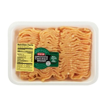 H-E-B Ground Chicken Breast, 97% Lean, Avg. 1.0 lb