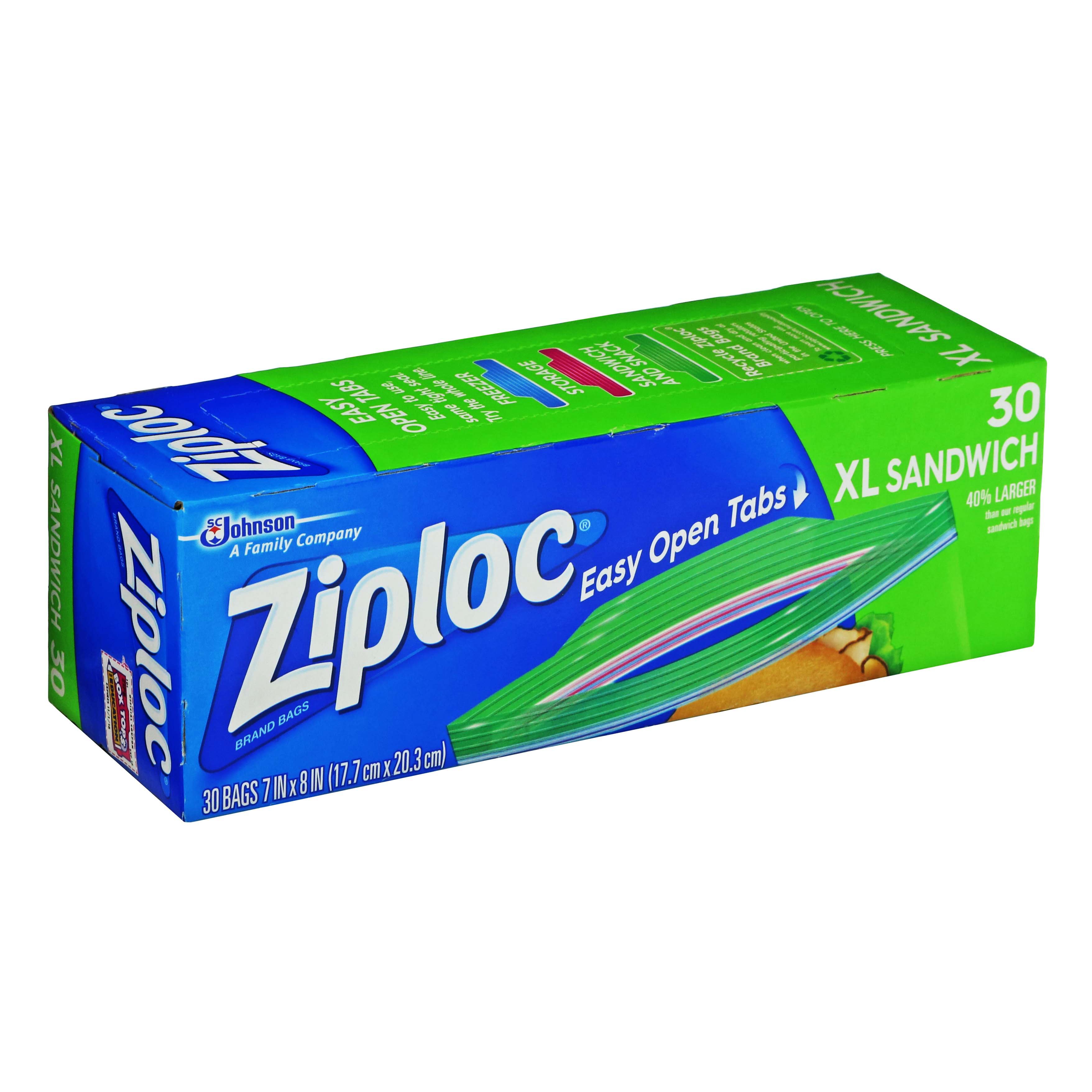 Ziploc XL Sandwich Bags Shop Storage Bags at HEB