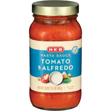 H-E-B Tomato & Alfredo Pasta Sauce, 24 oz