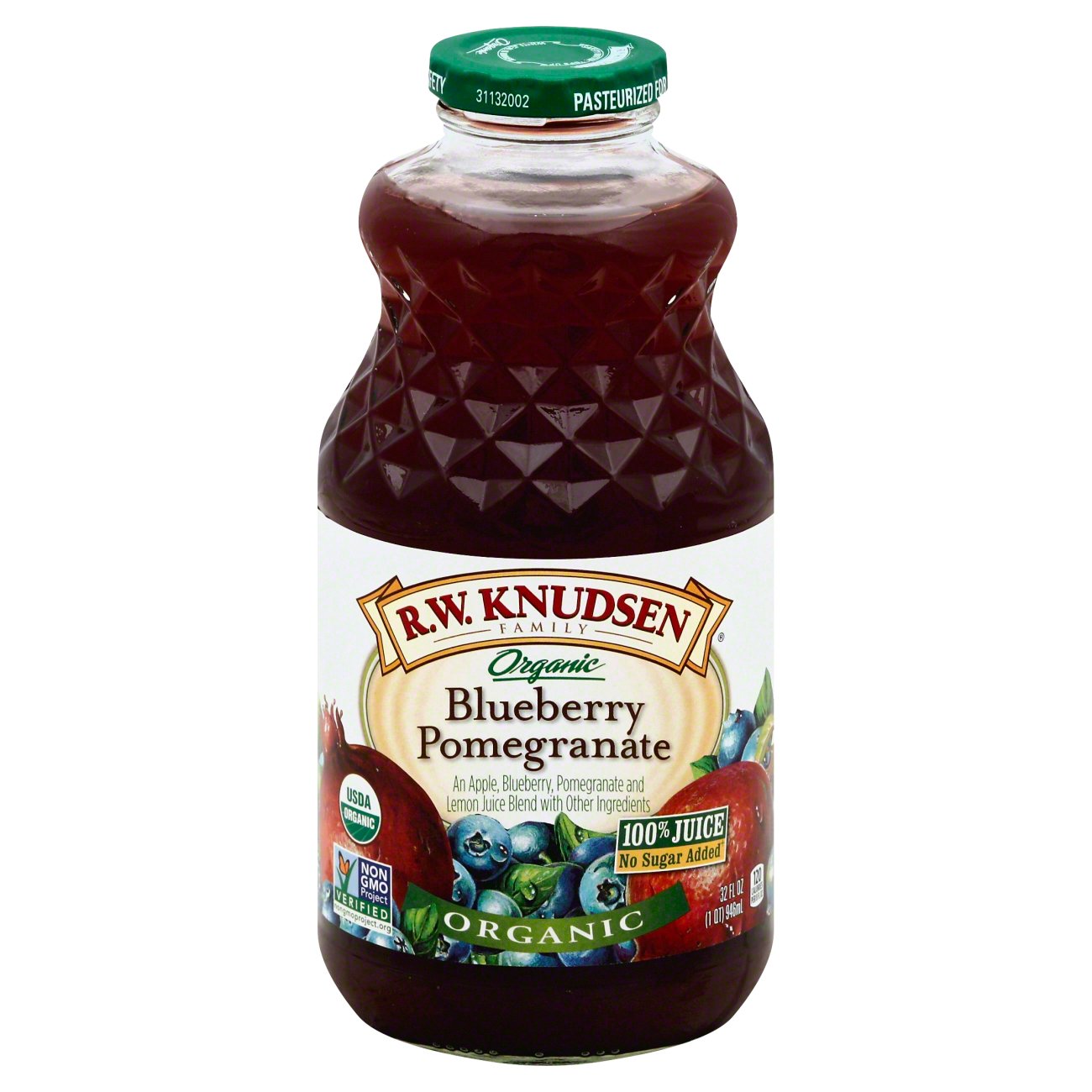 R.W. Knudsen Family Organic Blueberry Pomegranate Juice Shop Juice at