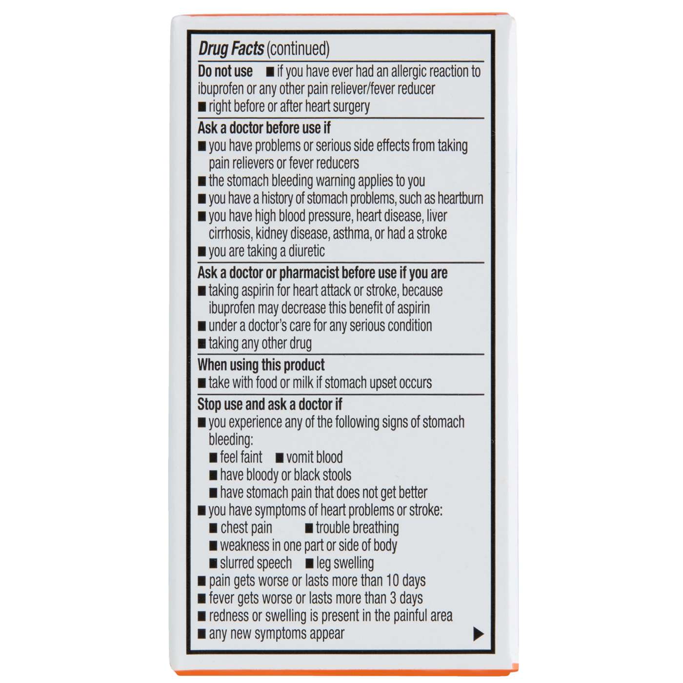 H-E-B Ibuprofen Coated Caplets - 200 mg; image 4 of 5