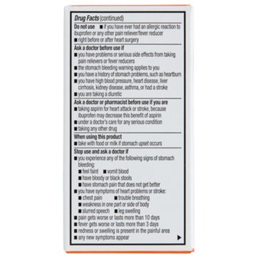H-E-B Ibuprofen Coated Caplets - 200 mg, 50 ct