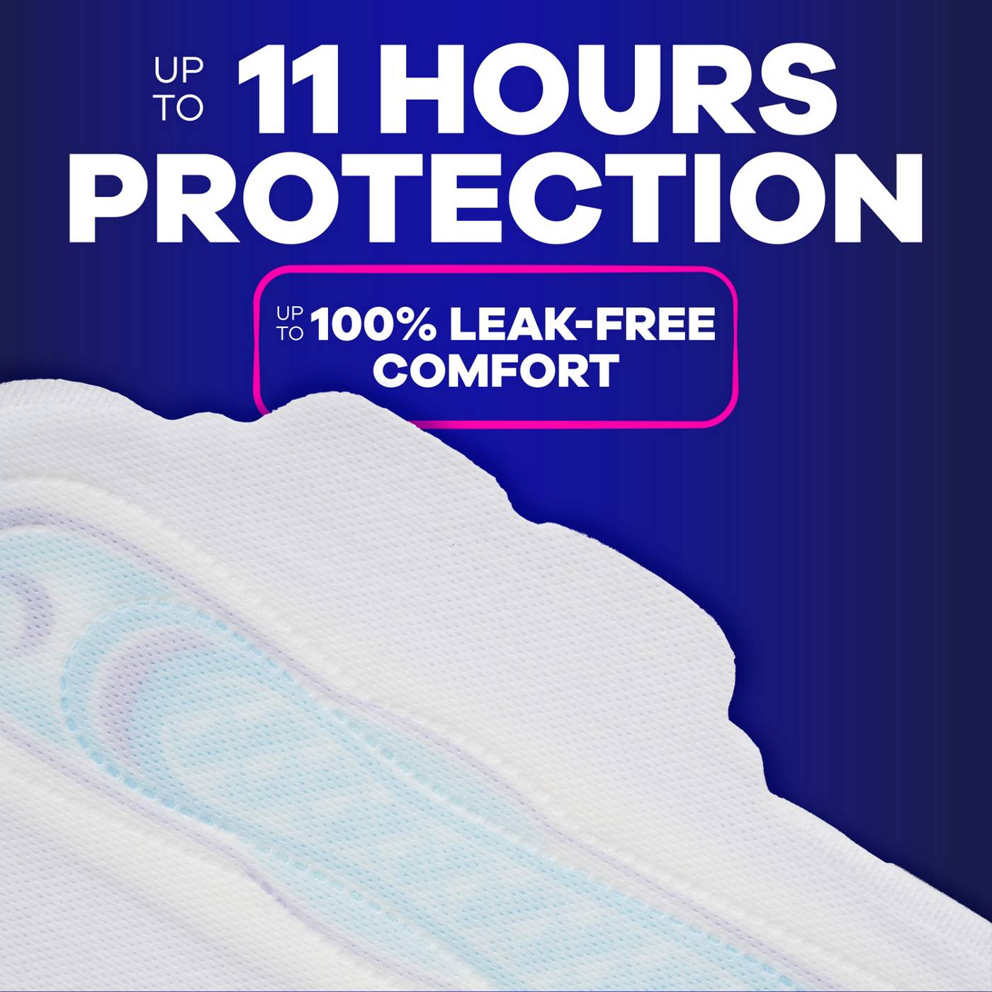 Always Ultra Thin Overnight Pads with Wings, Overnight, Unscented Size 4; image 4 of 10