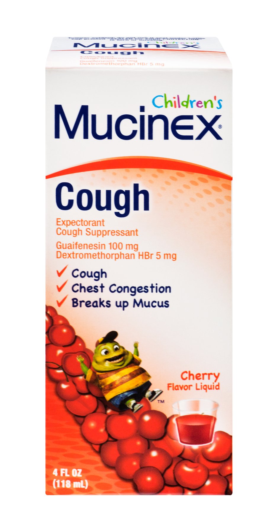 Mucinex Children's Cough Cherry Flavor Liquid Shop Cough, Cold & Flu