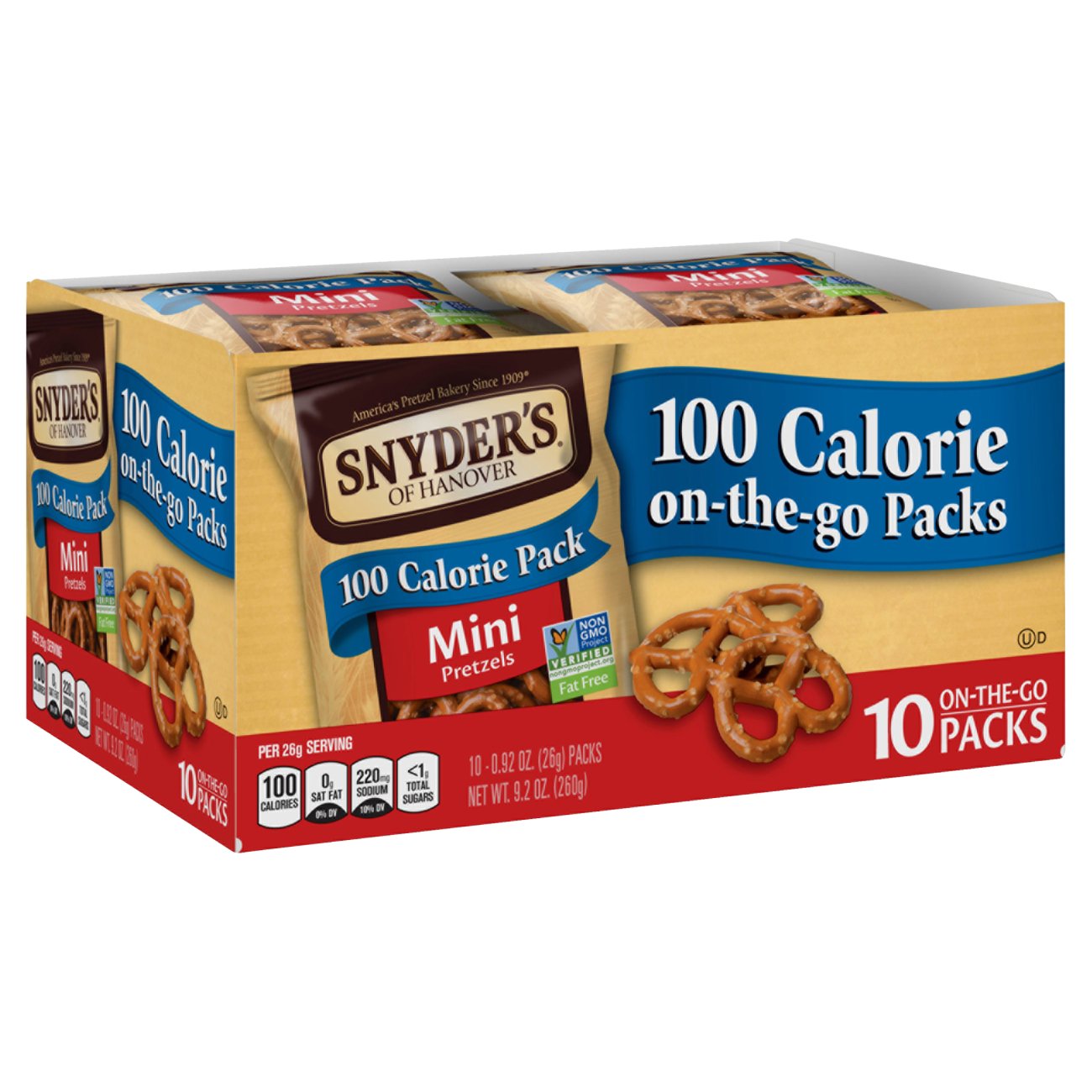 Snyder's of Hanover 100 Calorie Pack Mini Pretzels Multipack Shop