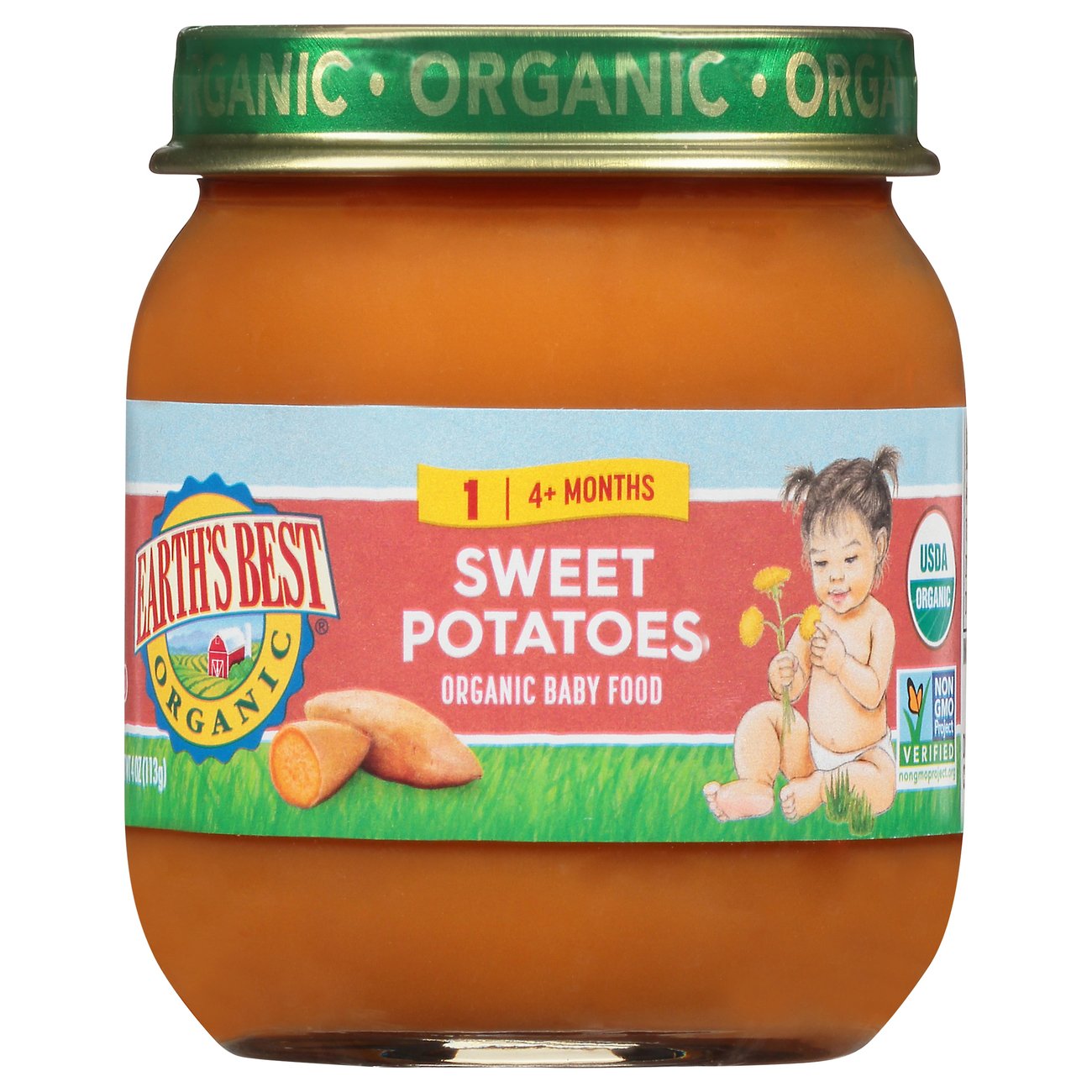Earth's Best Organic Stage 2 Sweet Potatoes - Shop Baby Food at H-E-B