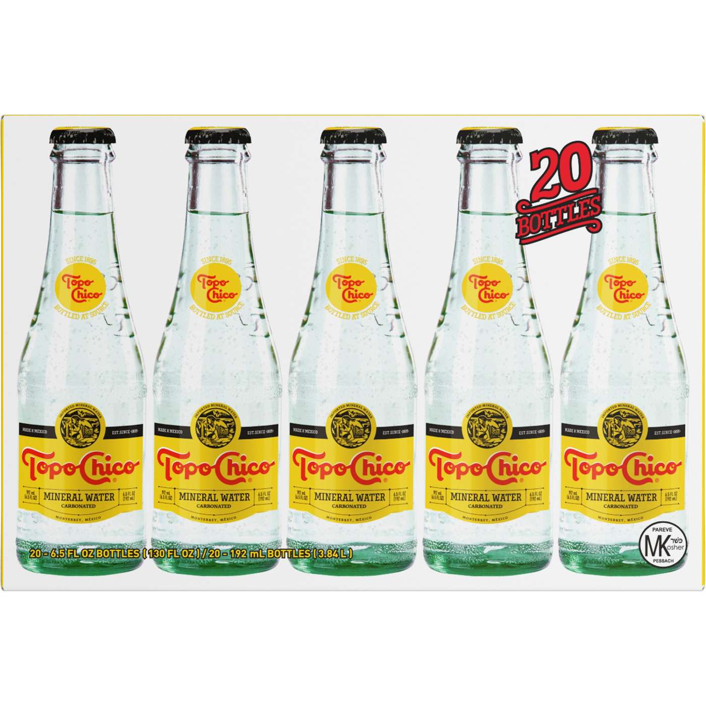 Topo Chico Sparkling Mineral Water 6.5 oz Bottles; image 1 of 3
