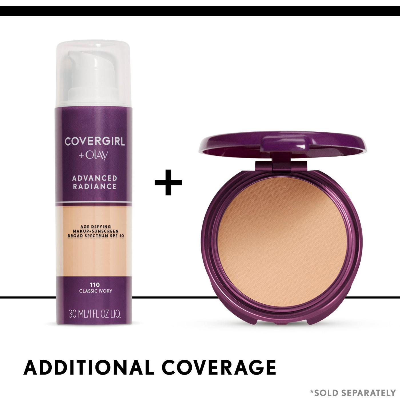 Covergirl Advanced Radiance Pressed Powder 120 Natural Beige; image 3 of 5