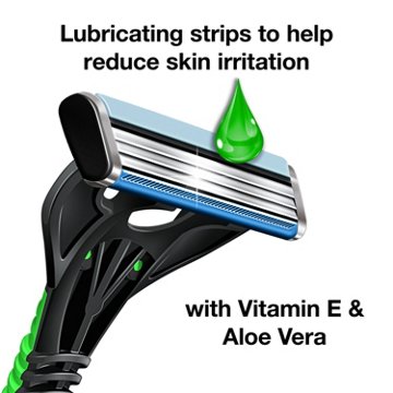 Hill Country Essentials Men's Speed 3 Triple Blade Disposable Razors For Sensitive Skin, 4 ct