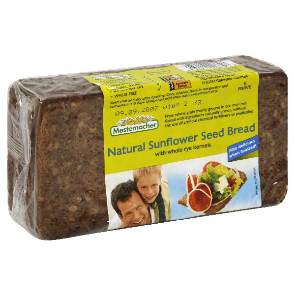 Mestemacher Natural Sunflower Seed Bread Shop Bread at HEB