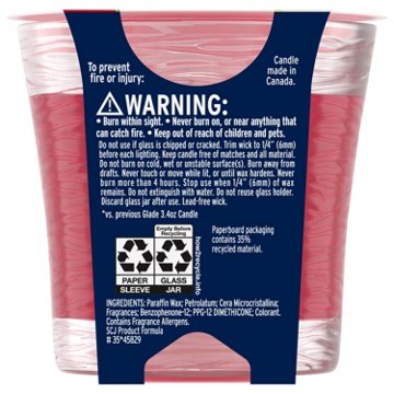 Glade Apple Cinnamon Candle, 4.08 oz