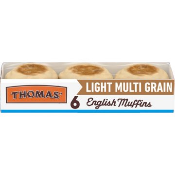 Thomas' Light Multi-Grain English Muffins, 6 ct