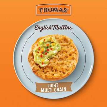 Thomas' Light Multi-Grain English Muffins, 6 ct