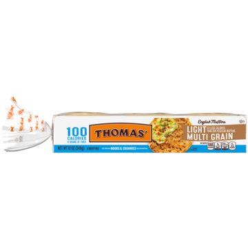 Thomas' Light Multi-Grain English Muffins, 6 ct