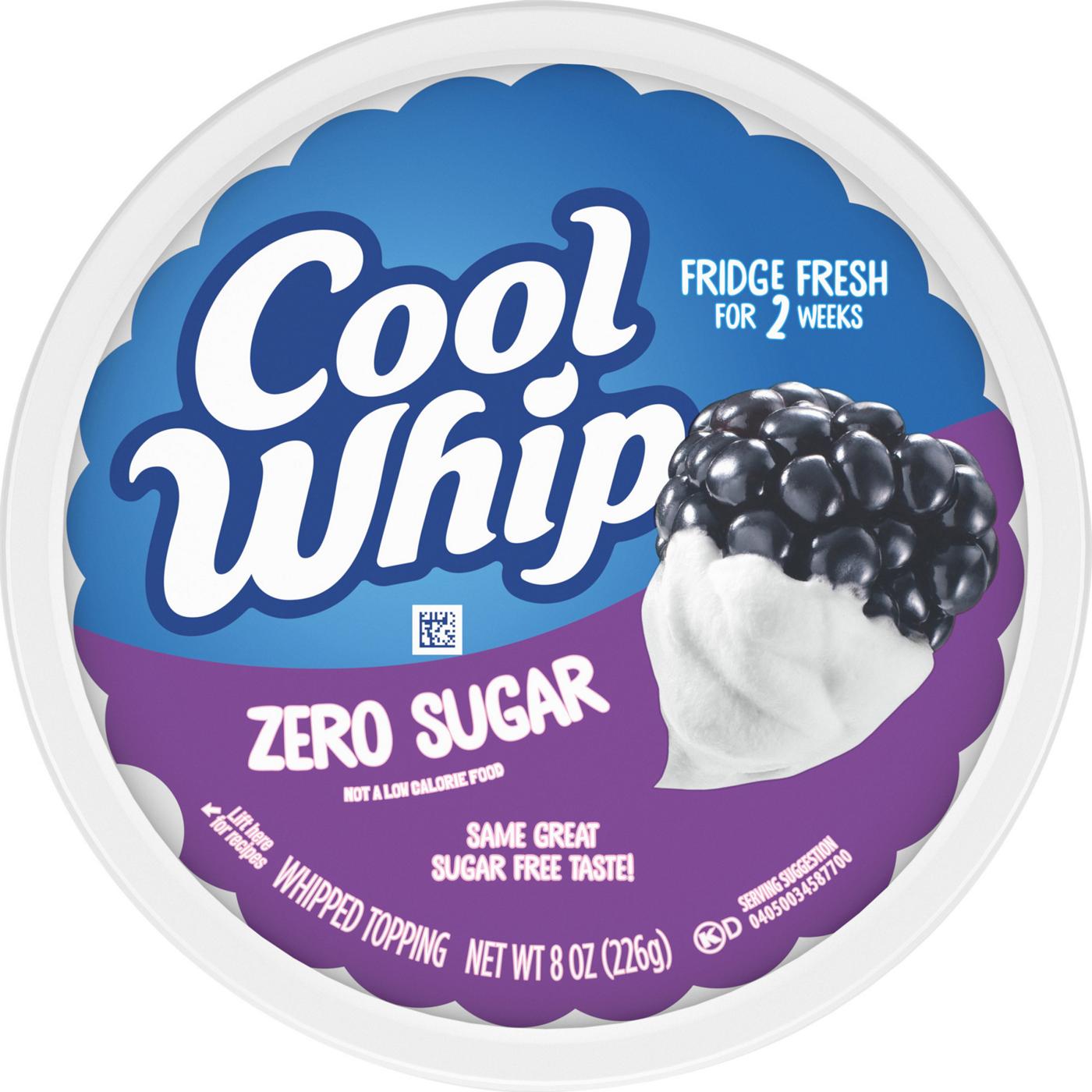 Kraft Cool Whip Zero Sugar Whipped Topping; image 2 of 3