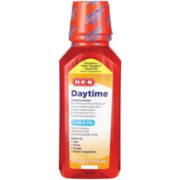 H-E-B Daytime Cold & Flu, 12 oz