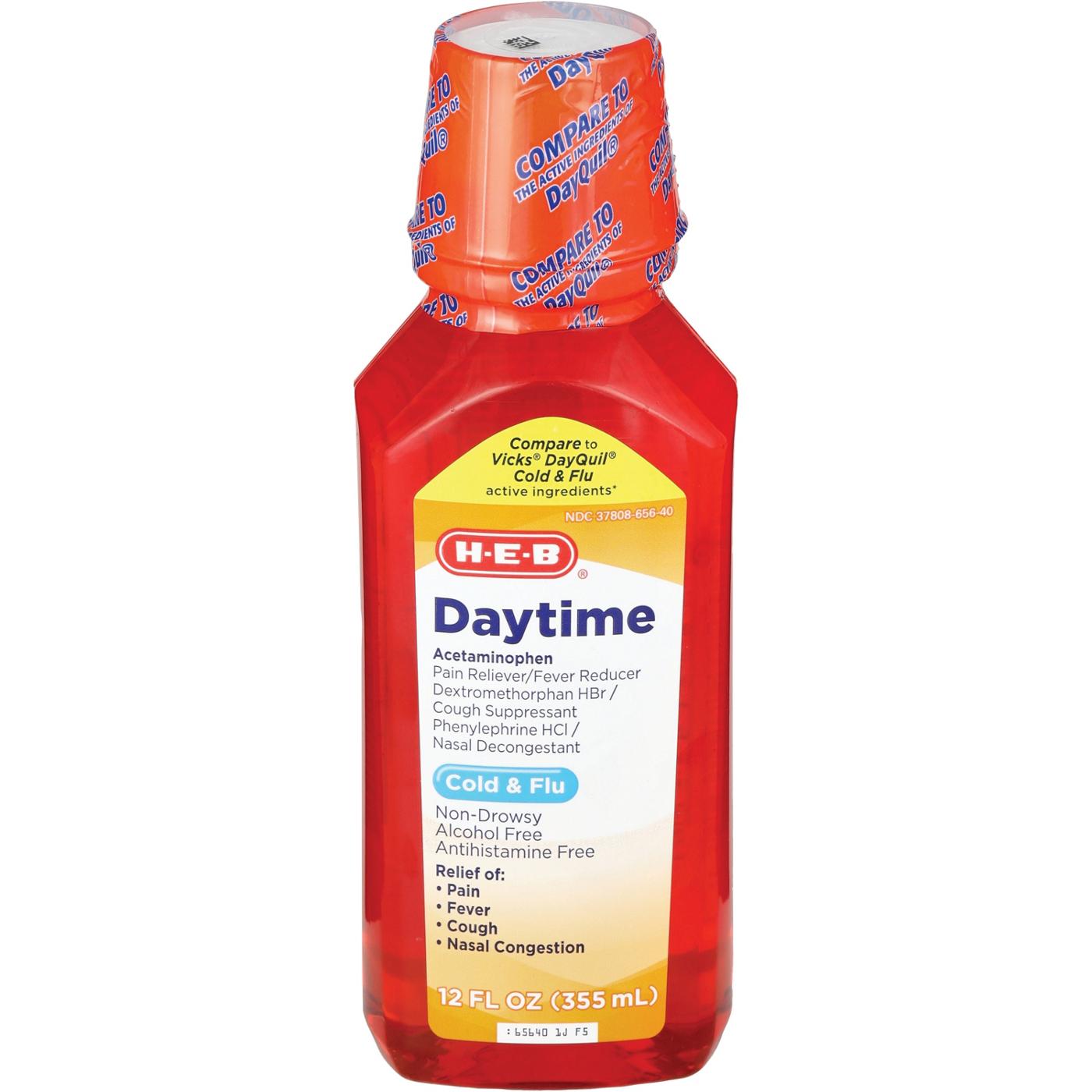 H-E-B Daytime Cold & Flu; image 4 of 4