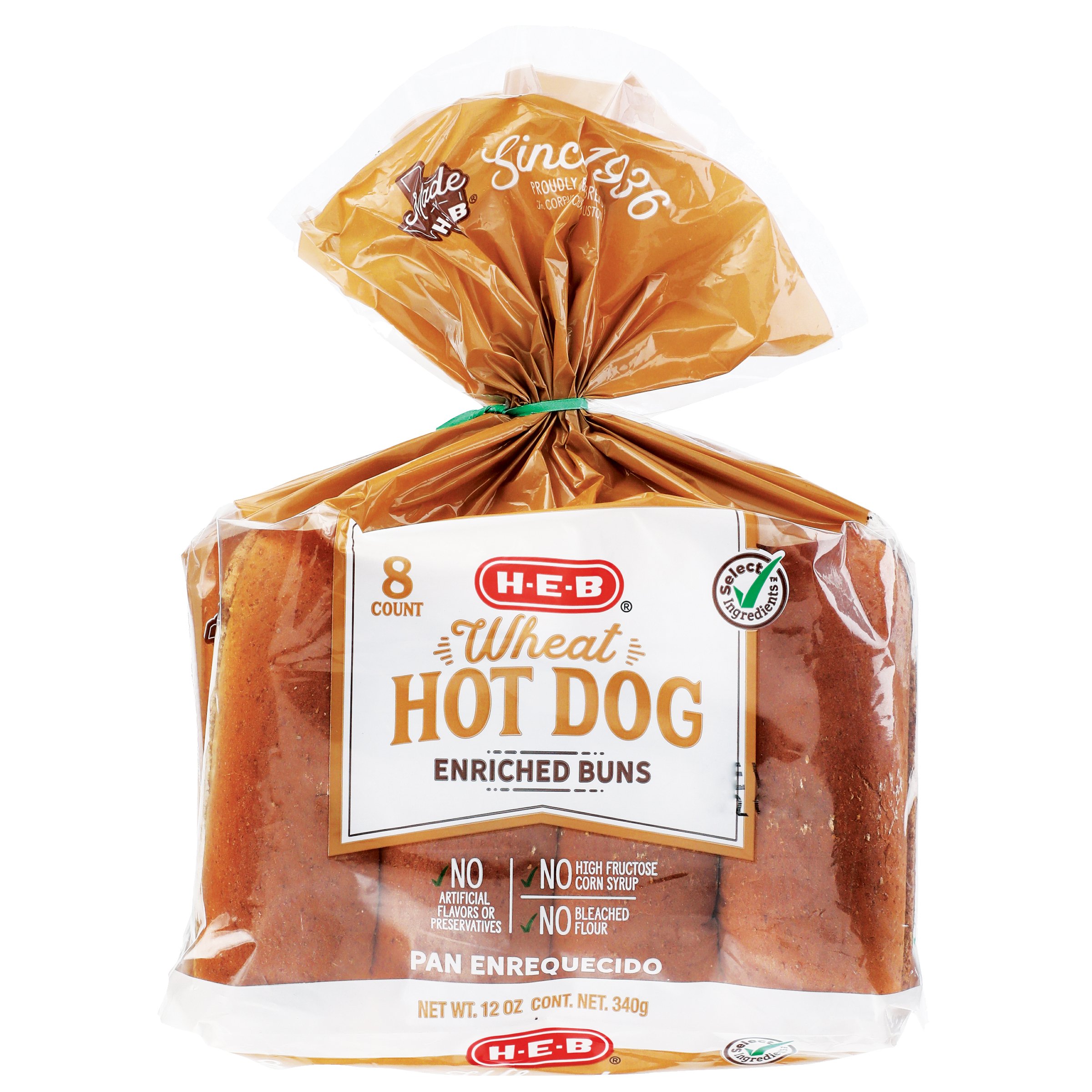 HEB Wheat Hot Dog Buns Shop Bread at HEB