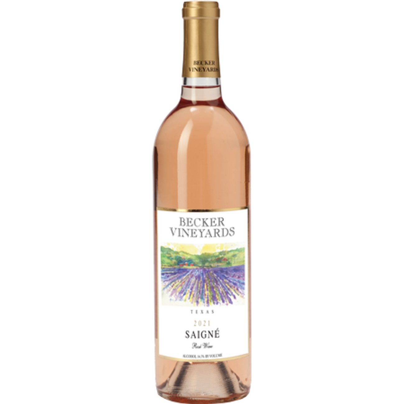 Becker Vineyards Saigne Rose Texas Wine, 750 mL | Central Market