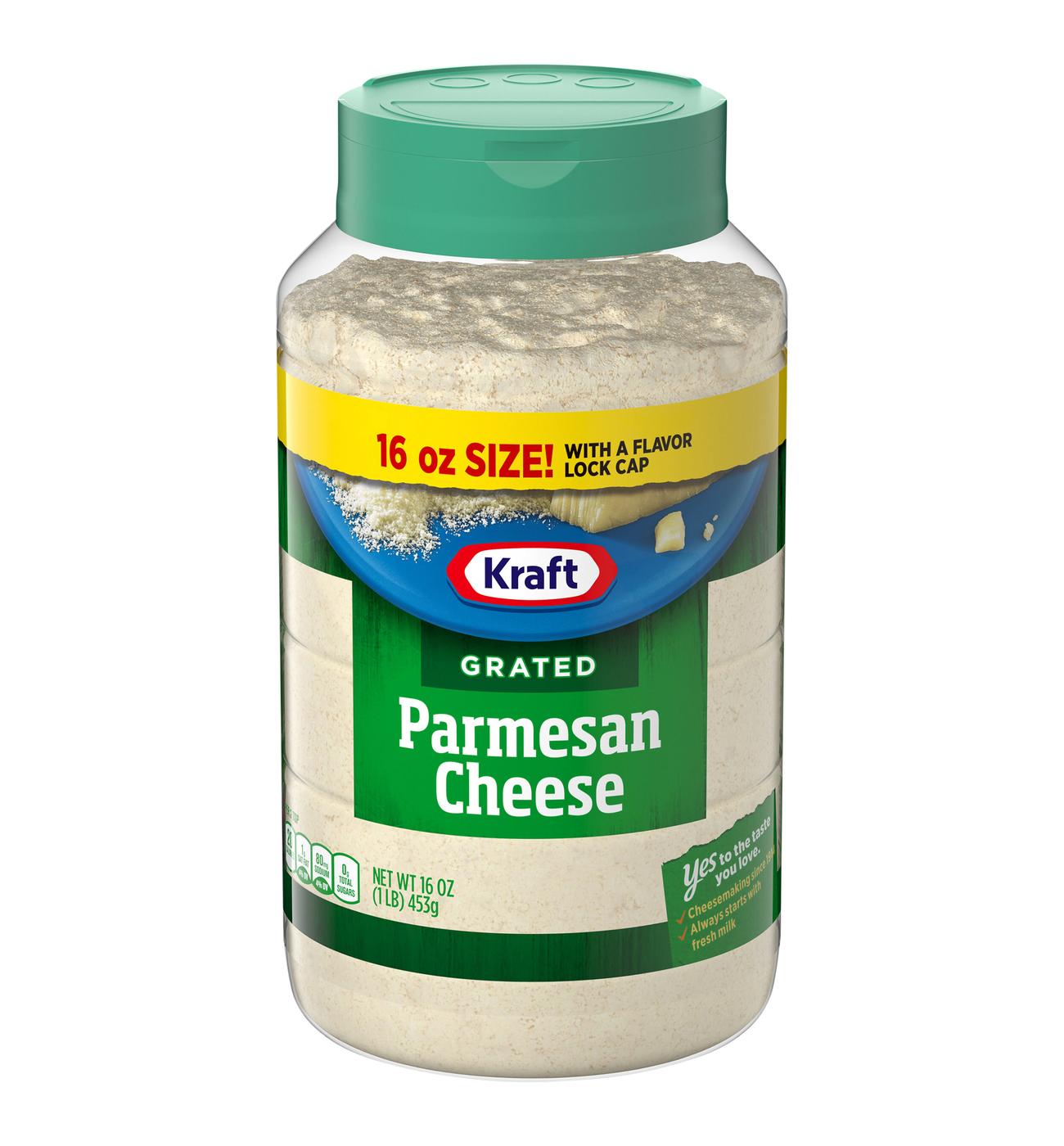 Kraft 100% Grated Parmesan Cheese; image 1 of 2