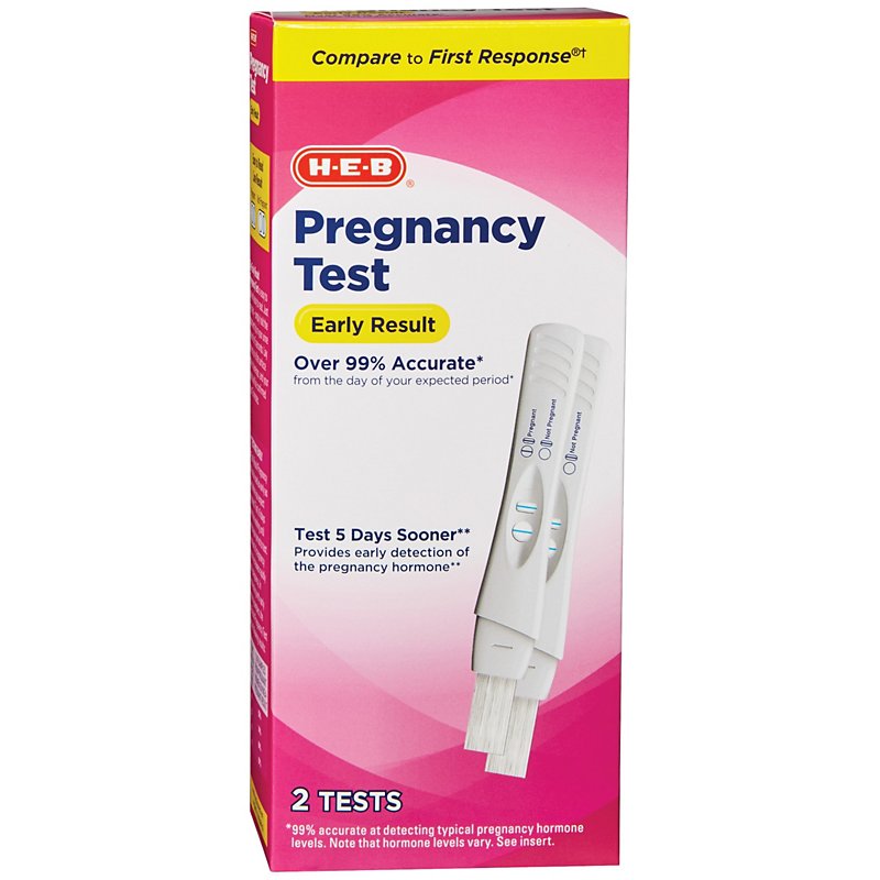 H E B Early Result Pregnancy Test Shop Pregnancy Ovulation Tests At H E B