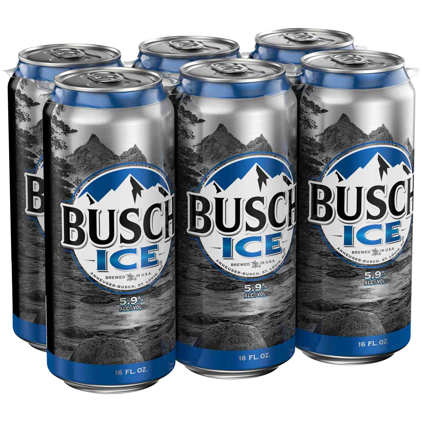 Busch Ice Beer 6 PK Cans; image 1 of 4