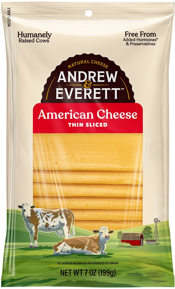 Andrew & Everett Sliced American Cheese Shop Cheese at HEB