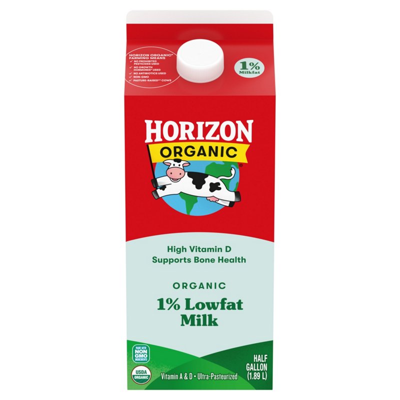 horizon organic lowfat milk boxes