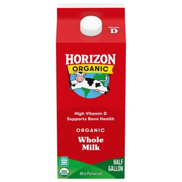 Horizon Organic Whole Milk, 1/2 gal