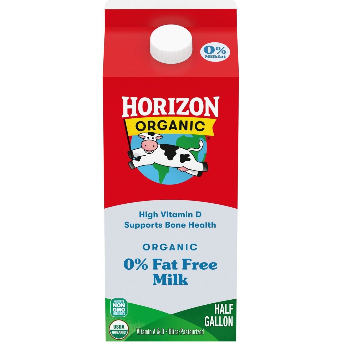 Horizon Organic Fat Free Milk Shop Milk at HEB