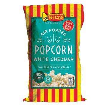 Ricos White Cheddar Popcorn, 4.4 oz